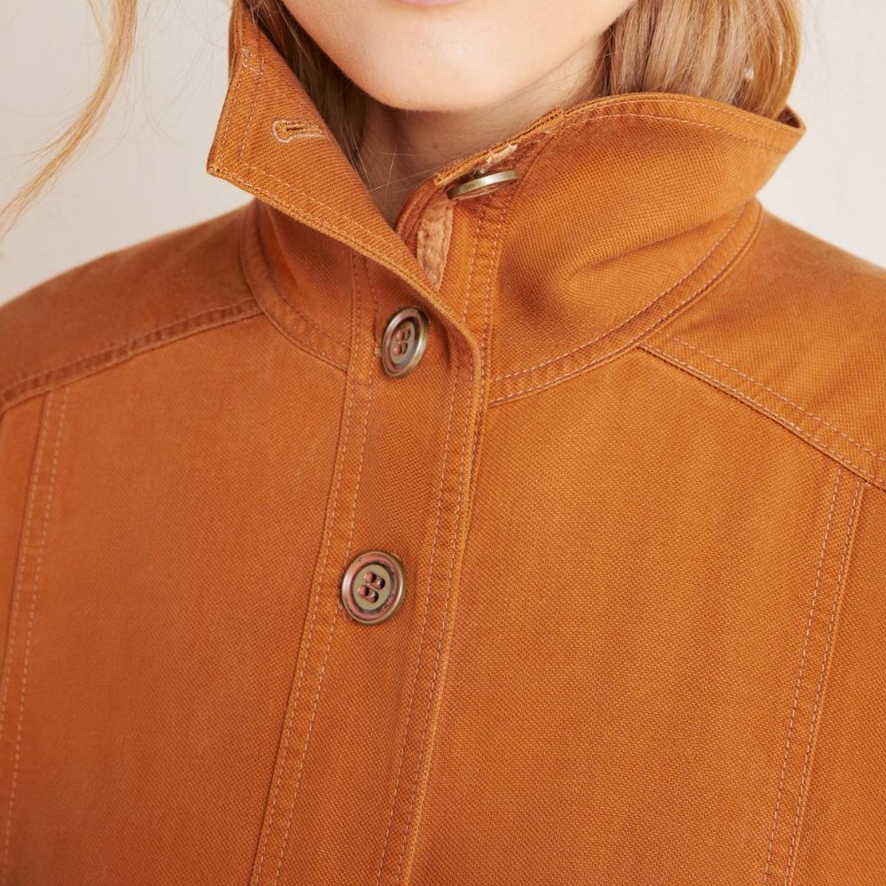 HTF Anthropologie Uma Utility Duster Jacket - Picture 5 of 6